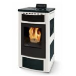 Poêle à granules en céramique ORIGINE PHEBO Maia Bicolore 12.7 kW – Image 11