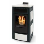 Poêle à granules en céramique ORIGINE PHEBO Maia Bicolore 12.7 kW – Image 4