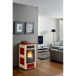 Poêle à granules en céramique ORIGINE PHEBO Maia Bicolore 12.7 kW – Image 8