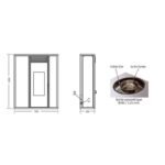 Poêle à granules étanche INTERSTOVES Tessa Concentrique 10 kW – Image 5