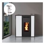 PACK Poêle à granules étanche + Kit ventouse INTERSTOVES Tessa Concentrique 10 kW
