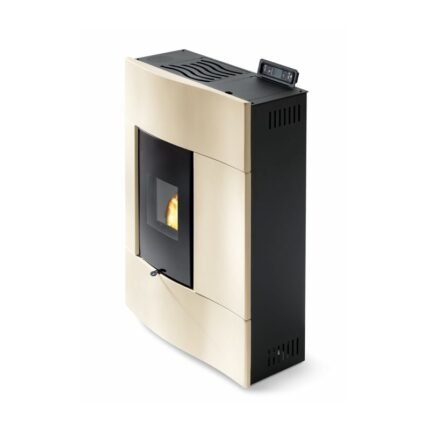 Poêle à granules extra plat céramique ORIGINE PHEBO Chimera 8.6 kW