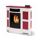 Poêle à granules extra-plat céramique ORIGINE PHEBO Iris 11.5 kW – Image 2