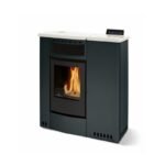 Poêle à granules extra plat céramique ORIGINE PHEBO Talia 11.5 kW – Image 5