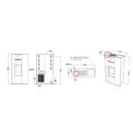 Poêle à granules extra plat ORIGINE PHEBO Fenice 4.7 kW – Image 6