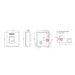 Poêle à granules extra plat ORIGINE PHEBO Musa 11.5 kW – Image 11