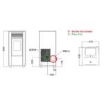 Poêle à granules ORIGINE PHEBO Clio Eco 6.2 kW – Image 5