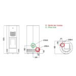 Poêle à granules ORIGINE PHEBO Ondina Eco 6.2 kW – Image 8