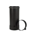 TUYAU DE FUMÉE TÉLESCOPIQUE NOIR -150 mm – Image 2