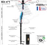 Kit conduit poêle à granulés concentrique PGI 80/130 vers conduit maçonné Poujoulat – Image 2