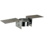 Poujoulat – Kit complet de fumisterie sortie de toit tuile noir concentrique PGI – Ø80/130 mm – Longueur 110 cm – Pente 15 à 30° – Image 2