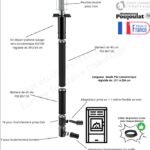 Kit conduit poêle à granulés concentrique PGI 80/130 vers conduit maçonné Poujoulat – Image 7