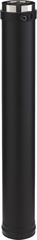 Elément droit PGI longueur 100 cm diamètre 80-130 mm noir graphite (RAL 9030) Réf. 37080705/9030 – Image 3